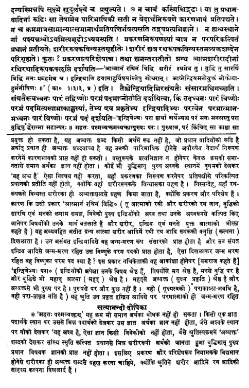 Brahma Sutra 1-4-1 as per Shankaracharya