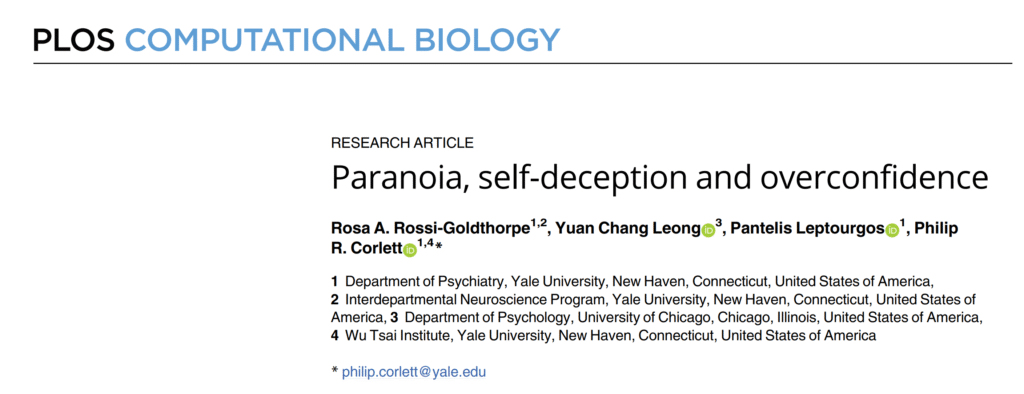 Paranoia self deception and overconfidence free pdf research paper acharya prashant
